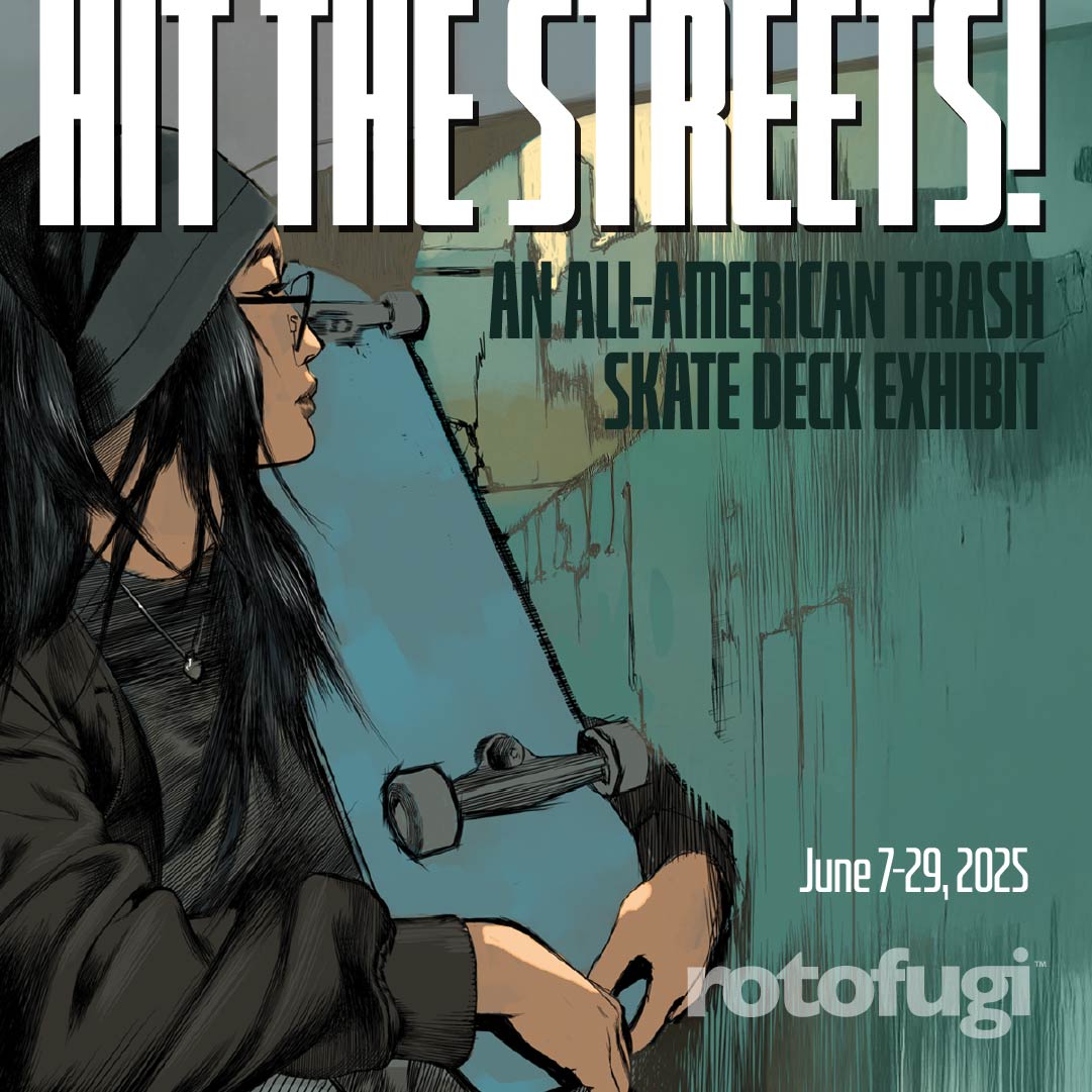 Promo Image for June: All American Trash Skate Deck Exhibit