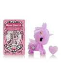 The Tokidoki Precious Unicorno Blind Box includes a figurine with a heart-shaped object and a
