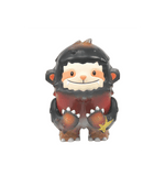 Dustin – Star Beast Adventure by The Little Hut (HK) is a vinyl toy figure featuring a smiling sloth in a bear suit, colored brown and black, with a yellow star on its left paw.