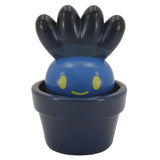Hakusai-kun — Moonlight Night by Fewmany (JP) is a blue, cartoon-style plant creature with a smiling face and dark blue leaves, sitting in a matching pot.