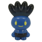 Hakusai-kun — Moonlight Night by Fewmany (JP) is a charming blue toy figure with yellow eyes, a yellow smile, black shorts, and a crown-like shape on its head—resembling a playful plant creature.