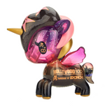 A glamorous Hollywood 100 x Tokidoki x ONCH Starstruck Unicorno with a star on it.