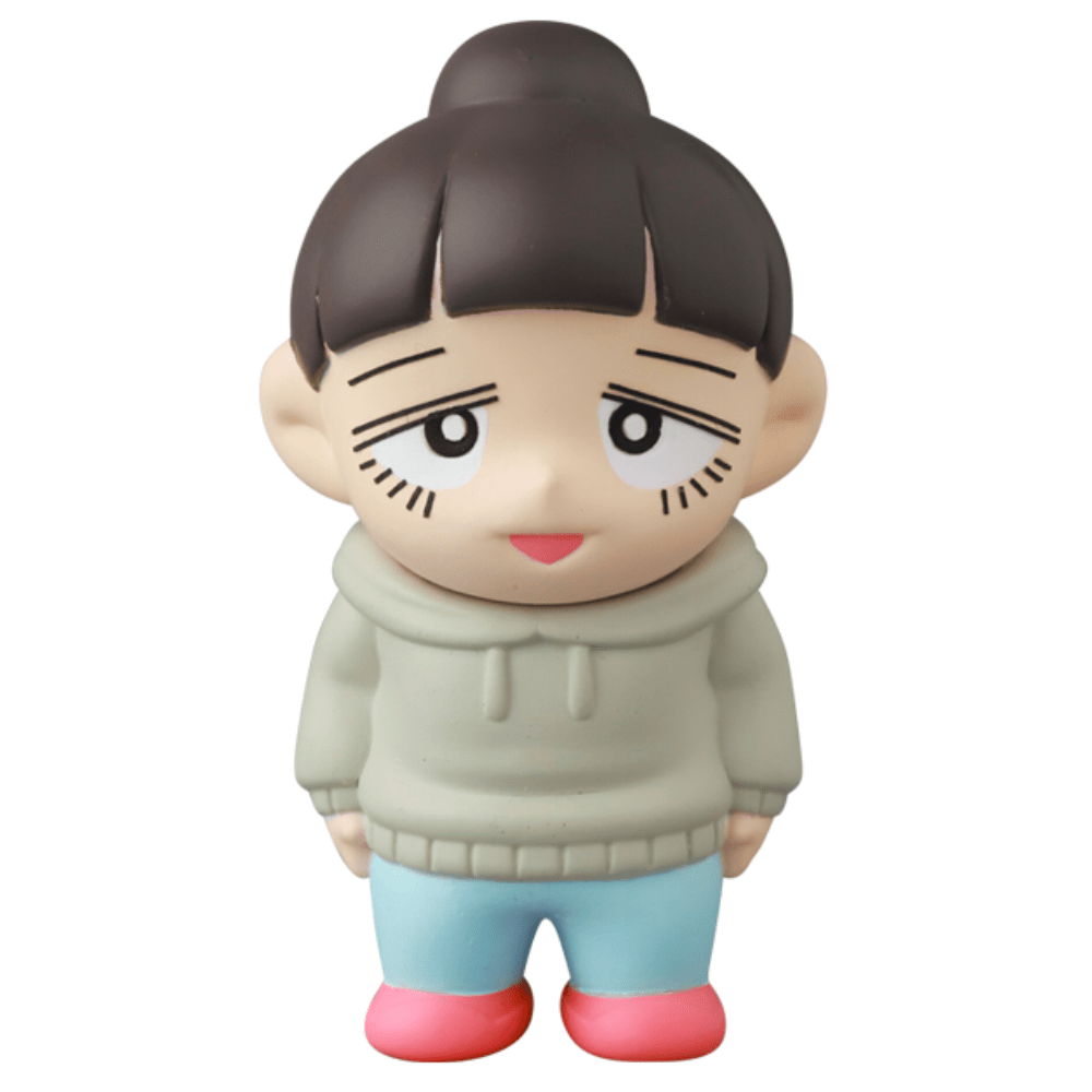 A small Vag 35 - Inu No Kagayaki figurine of a girl wearing a sweater is perfect for your work desk. (Medicom)