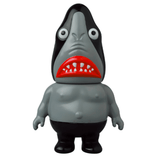 A Vag 35 - Samen Chu figure of a shark with a vibrant red mouth by Medicom (JP).