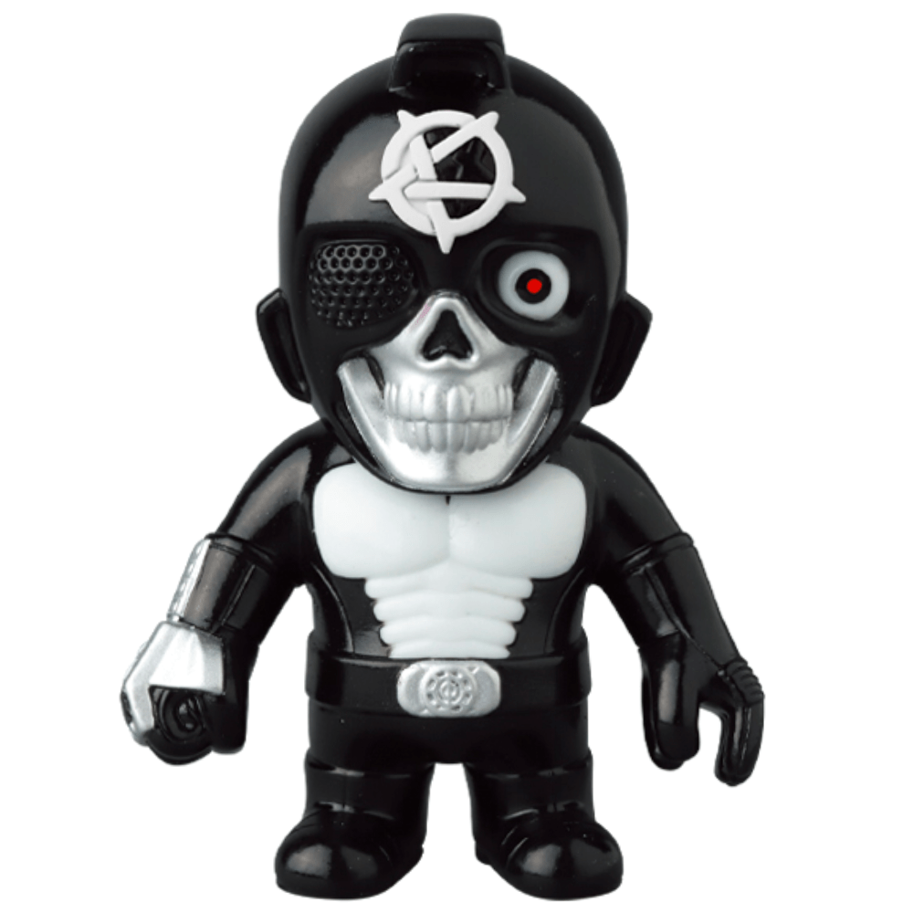 A Vag 35 - Gunjo toy with a skull on it by Medicom (JP).