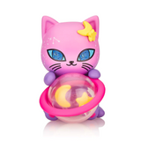 An tokidoki Galactic Cat with a pink ball.