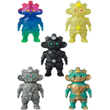 Medicom’s VAG 34 - Tomodachi Second Machine features five colorful, metallic monkey figures in suits and belts with circular emblems, echoing the allure of a revived ancient Machine.