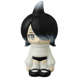 VAG 43 — Kae Chan V3 by Medicom (JP) is a small Japanese vinyl toy with a bold black and white hairstyle, asymmetrical bangs, white oversized sweater, and black shorts—ideal for gachapon or Vinyl Artist Gacha collectors.