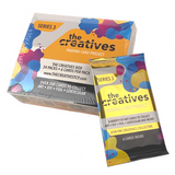 A box of The Creatives Trading Card Project (Series 3) is shown next to a box.