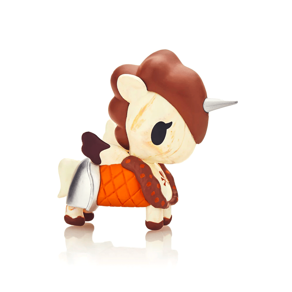 A Frozen Treats Unicorno Blind Box toy with horns on a white background by tokidoki (IT).