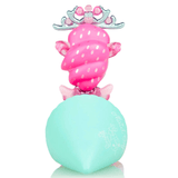 A Limited Edition pink and blue ice cream toy with a crown on top from the tokidoki Delicious Unicorno Series 2 Crepe Cutie Special Edition Figure.