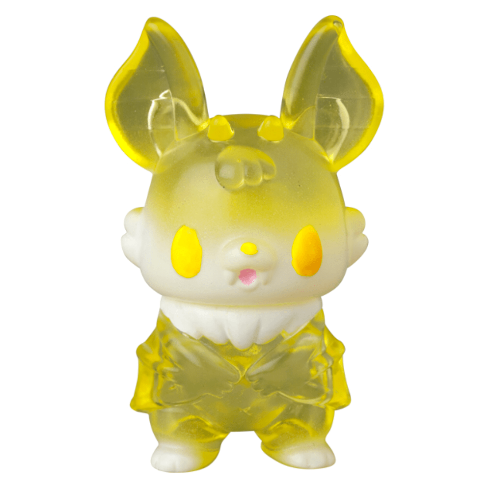 The VAG 10th Anniversary — Kopatapatan by Medicom (JP) is a small, yellow and white vinyl figurine with large ears and round eyes, capturing the charm of Japanese gachapon-style animal toys.