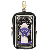 The Wild Magic Tarot Mystery Coin Bag- Blind Box by Kaleidos Creative features a stylish card-style design with a purple cat as