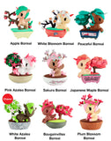 The tokidoki Botanical Bonsai Unicorno Blind Box features nine unique mini unicorn figures styled as bonsai trees, each in its own pot—an adorable collectible for fans of miniature garden toys.