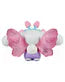 The Tokidoki x Hello Kitty and Friends Butterfly Garden - Cinnamoroll & Rosie Special Edition by Rotofugi is shown from the back, featuring large pink butterfly wings, blue antennae, and purple feet.