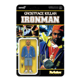 Super 7's Ghostface Killah ReAction - Ironman figure in packaging, themed around his 