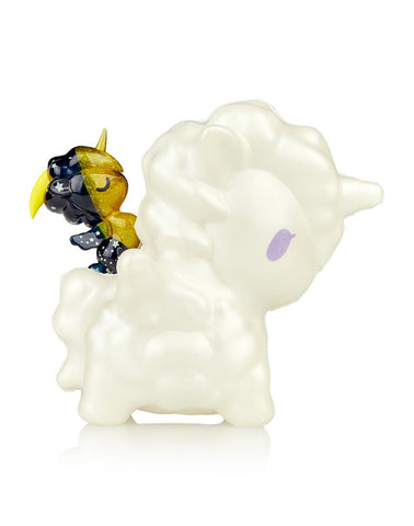 A tokimochi Sky Unicorno Blind Bag is sitting on top of a white background.