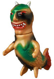 The Namanari Ningyo — VAG 10th Anniversary by Medicom (JP) is a small, colorful Japanese vinyl toy with a fish tail, horned head, sharp teeth, and red eyes—ideal for any Vinyl Artist Gacha or gachapon collection.