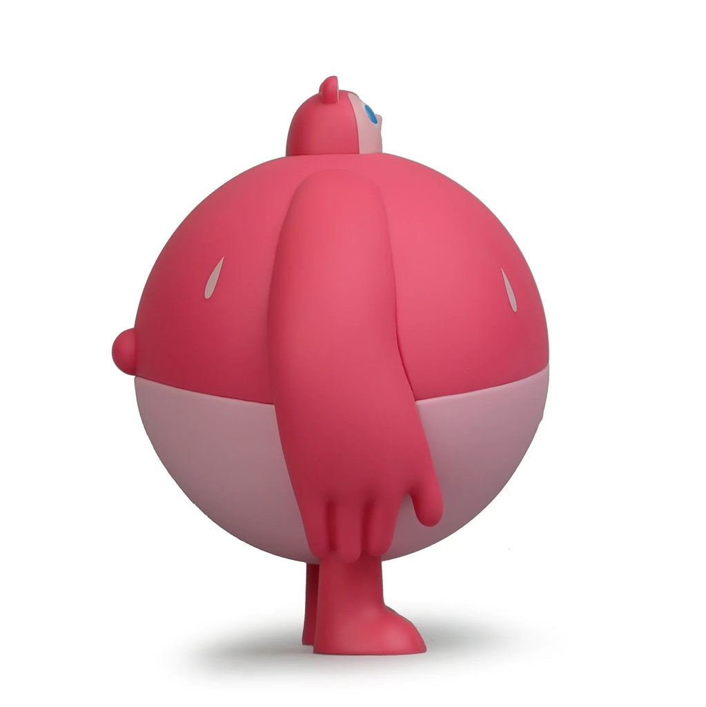 A Sugar Booger vinyl figure by Heavy Cream on a white background.