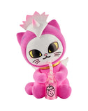 Celebrate cherry blossom season with a Tokidoki Cherry Blossom Cats Single Blind Box figurine—a pink cartoon cat wearing a white crown and holding a strawberry-adorned pink bottle with straw, from Tokidoki.