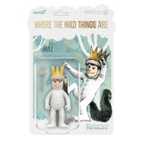 The Where the Wild Things Are ReAction Figure - Max by Super7 (US) includes an illustrated background and a scepter accessory.