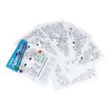 A set of Rotofugi Coloring Cards Set 1 - Jeremiah Ketner featuring a beautiful mermaid picture for artists of all ages to enjoy.