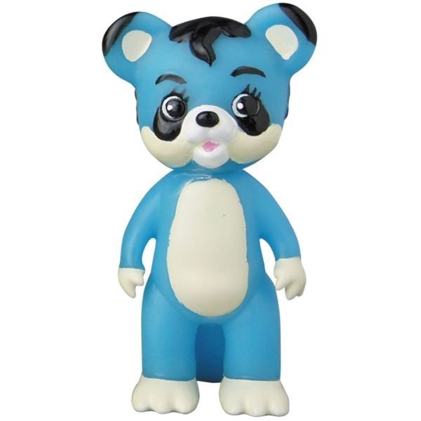 A Vinyl Artist Gacha Series 6 - Tanuki no Pokopon panda bear on a white background. Brand Name: Medicom (JP)