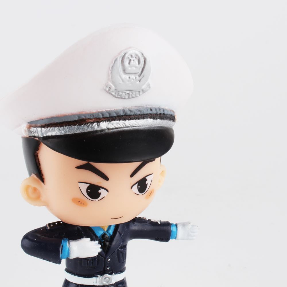A Best Happy Police Friends - Traffic Cop Huang figurine wearing a uniform by ExWorks/SII (CN).
