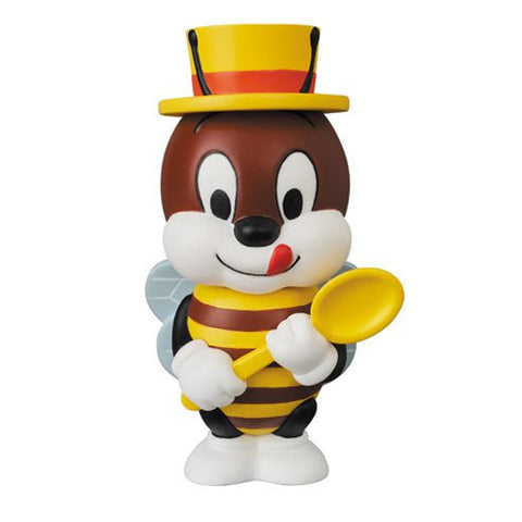 A vintage aesthetics toy bee holding a spoon Kellogg's Ultra Detail Figure No.646 Honey (Classic) by Medicom (JP).