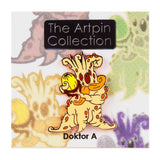 The Artpin Collection - Mandrake Root enamel pin inspired by a folk tale in the april collection by The Artpin Collection (IL).