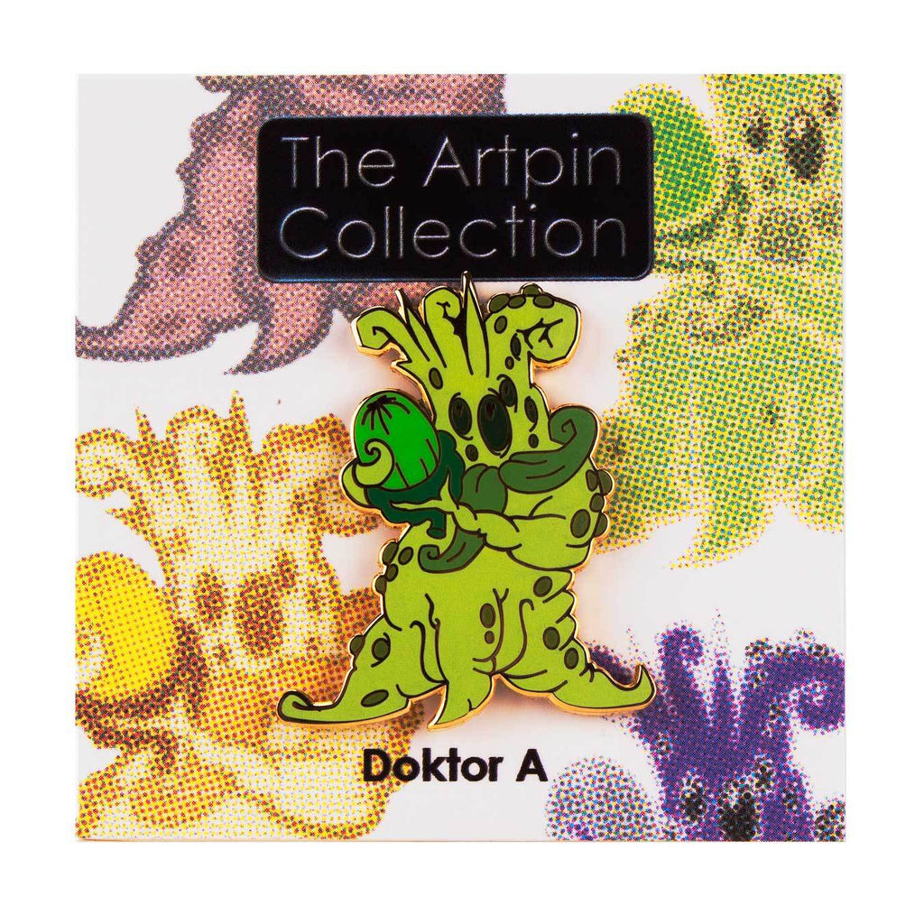 Explore The Artpin Collection (IL) - Mandrake Root by Doktor A, inspired by folk tales, featuring a unique enamel pin.