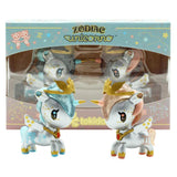 Two Zodiac Unicorno — Gemini (2 Pack) figurines in a box symbolizing friendship by tokidoki.