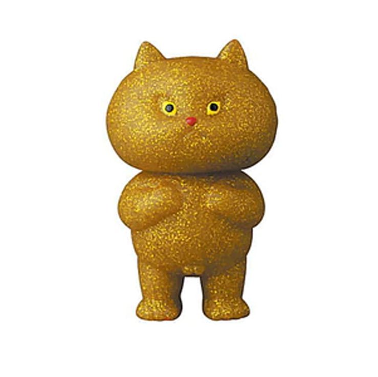 A VAG 29 — Futekoneko cat figurine inspired by Japanese vinyl toys stands on a white background.