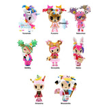 A group of Kawaii All Stars Blind Boxes by tokidoki in different outfits.