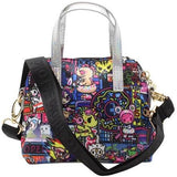 A colorful bag featuring tokidoki characters from Midnight Metropolis. 
- Replaced with: The Tokidoki Midnight Metropolis Mini Bag by tokidoki