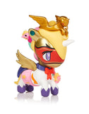 A collector's tokidoki Unicorno Series 11 Blind Box, featuring golden wings and a crown.