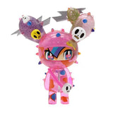 A Kawaii All Stars Blind Box toy by tokidoki with a skull on it.