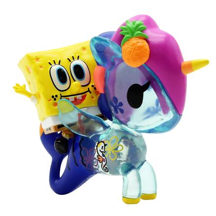 A tokidoki x SpongeBob SquarePants Blind Box toy with a unicorn on it.