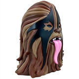 This limited edition Star Wars Thrashbacca - 8 inch Original Edition mask features a tongue sticking out. Crafted from polystone resin by MintyFresh (NL).