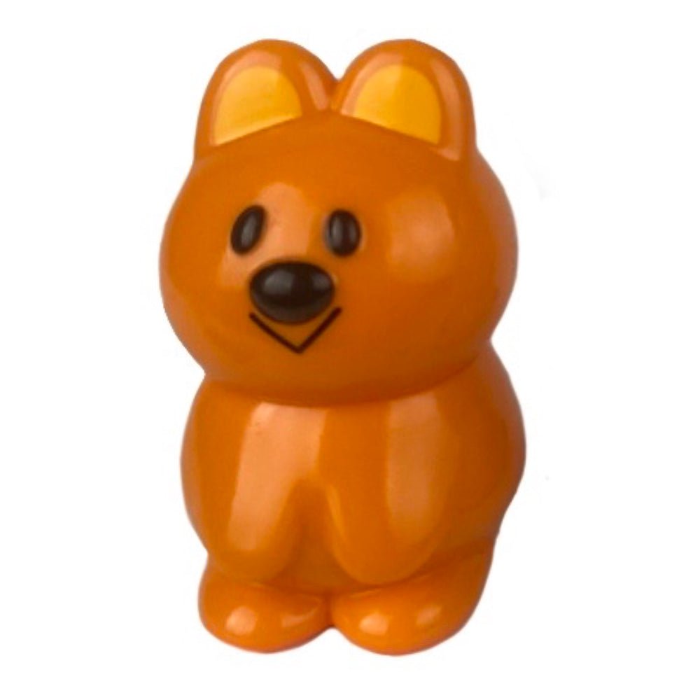 A small VAG 33 - Kuokka Chan vinyl toy on a white background.