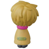 The back view showcases a delightful gachapon figure named Edward the Timid Friend by SONIC, part of the VAG Series 25 from Medicom (JP). It features blond hair, a pink scarf, and a yellow coat, evoking the style of Japanese vinyl toy artists.