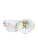 A set of three tokidoki Sweet Cafe Ice Cream Bowls with different designs on them, perfect for ice cream.