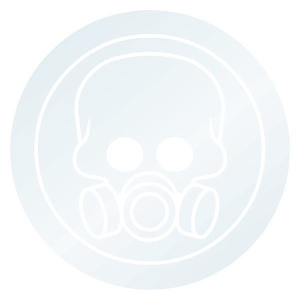 Gassed Static Cling Decal