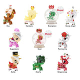 The tokidoki Holiday Unicorno Series 2 Blind Box features ten festive figurines, each with unique names like Eve and Sugarplum. Collect for a surprise—some figures are ornament-style special chases!.