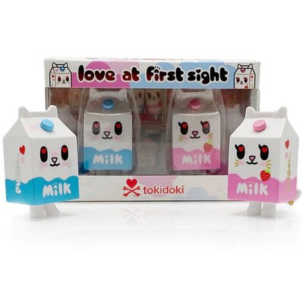 Kawaii Milk Cats, Tokidoki Love at First Sight Figure 2-Pack.