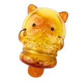 A Meng Meng Bing - Dog Popsicle Mini-Figure sits on a white surface.