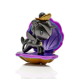 A little black pony figurine from the tokidoki Mermicorno Series 7 Blind Box sitting on top of a shell.