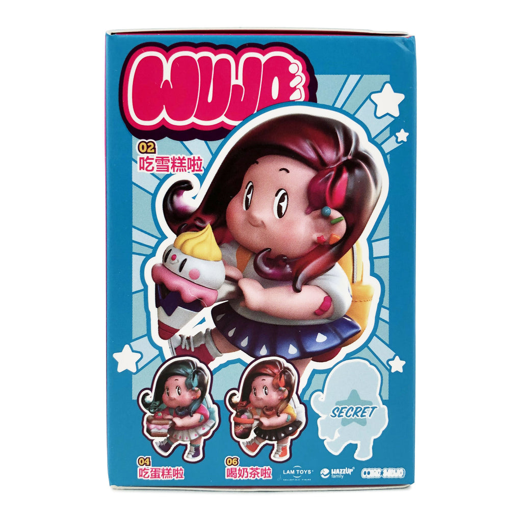 A box with a Miro & Wujo Blind Box by LAM Toys(CN), a Chinese artist.