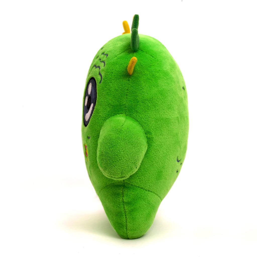 A Mossy the Moss Spirit Plush by Mumbot cactus on a white background.