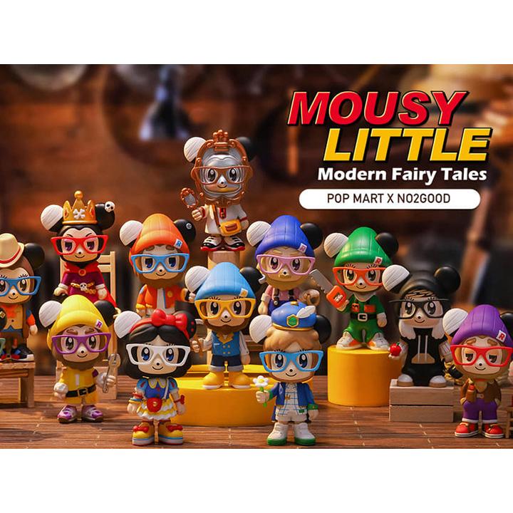 Mousey little fairy tales with a modern twist from the Pop Mart (CN) fashion brand and their Mousy Little — Modern Fairy Tale Blind Box.